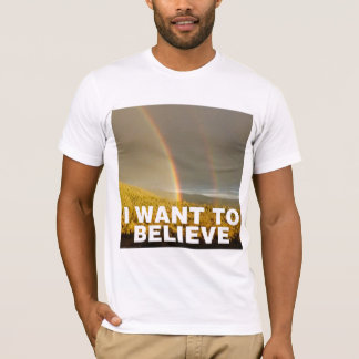 私は信じたいと思います Tシャツ