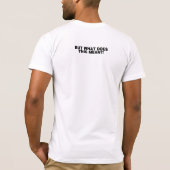 私は信じたいと思います Tシャツ (裏面)