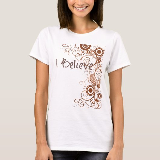 私は信じます Tシャツ (正面)