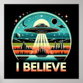 私は信じる - UFO ポスター (正面)