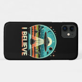 私は信じる - UFO Case-Mate iPhoneケース (裏面(横))