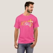 私は信じイエスに入った – クリスチャン Tシャツ (正面フル)