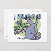 私は信じイースター・ビルビーに シーズンポストカード (正面/裏面)