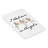 私は信じエンジェルスTシャツとギフトを着ている マグネット (右側)