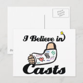 私は信じキャスト ポストカード (正面/裏面)