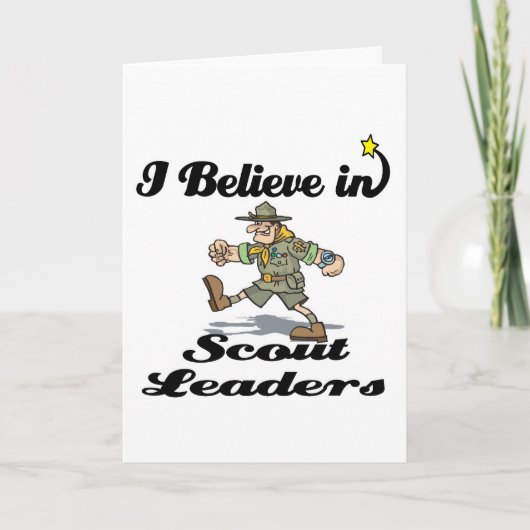 私は信じスカウトリーダーだ カード (正面)