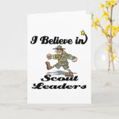 私は信じスカウトリーダーだ カード (黄色い花)