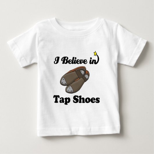 私は信じタップだ ベビーTシャツ (正面)