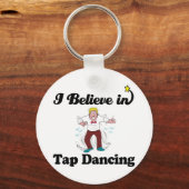 私は信じタップ踊り キーホルダー (正面)
