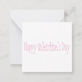 私は信じバンタイン ノートカード (裏面)