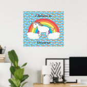 私は信じユニコーンだ ポスター (ホームオフィス)