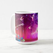 私は信じユニコーン コーヒーマグカップ (正面左)