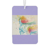 私は信じユニコー後を追ンの夢に現れる カーエアーフレッシュナー (裏面)