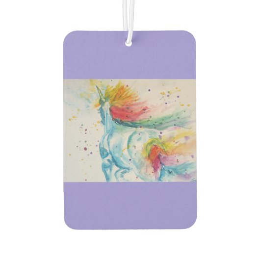 私は信じユニコー後を追ンの夢に現れる カーエアーフレッシュナー (裏面)