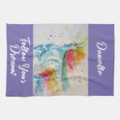 私は信じユニコー後を追ンの夢に現れる キッチンタオル (横)