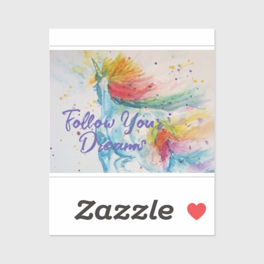 私は信じユニコー後を追ンの夢に現れる シール (シート)