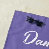 私は信じユニコー後を追ンの夢に現れる ビーチタオル (インサイチュ)