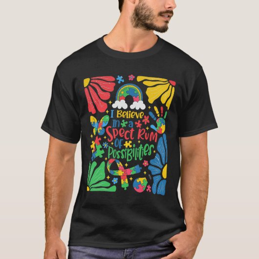 私は信じ可能性の範囲でレトロAut Tシャツ (正面)