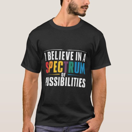 私は信じ可能性の範囲で1 Tシャツ (正面)