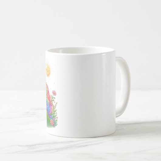 私は信じ君のユニコーン コーヒーマグカップ (正面右)