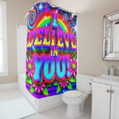 私は信じ君の中 シャワーカーテン (インサイチュ)