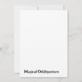 私は信じ大きな足 シーズンカード (裏面)