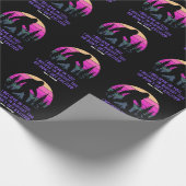 私は信じ大足で興奮し過ぎないおもしろい ラッピングペーパー (角)