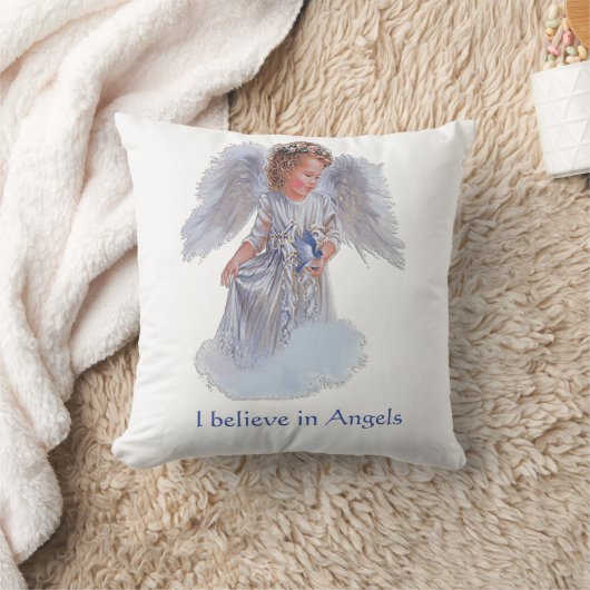 私は信じ天使だ クッション (ブランケット)