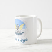 私は信じ天使だ コーヒーマグカップ (正面右)