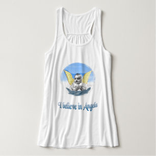 私は信じ天使だ タンクトップ