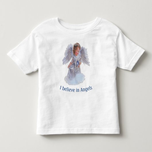 私は信じ天使だ トドラーTシャツ (正面)