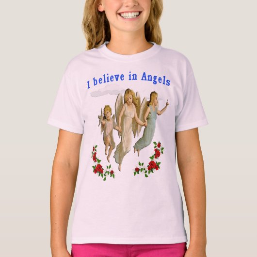 私は信じ天使だ Tシャツ (正面)