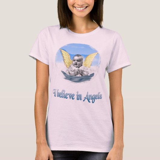 私は信じ天使だ Tシャツ (正面)
