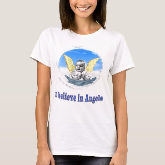 私は信じ天使だ Tシャツ (正面)