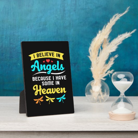 私は信じ天使類とトンボ類に入っている フォトプラーク (側面)