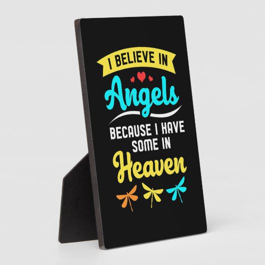 私は信じ天使類とトンボ類に入っている フォトプラーク (側面)