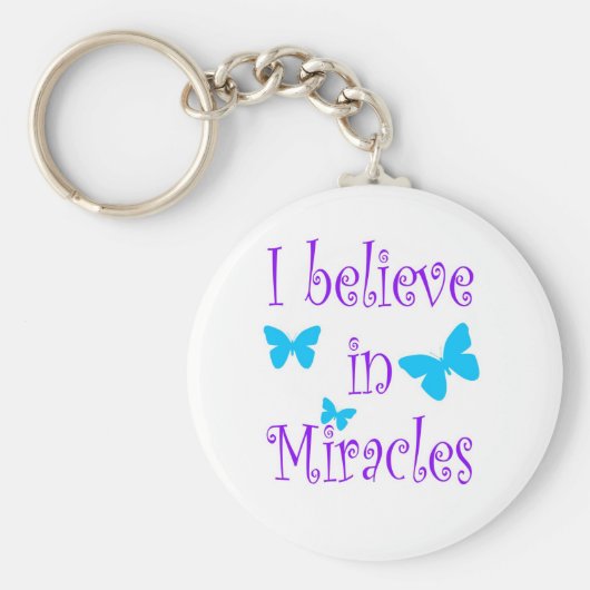 私は信じ奇跡を起こす キーホルダー (正面)