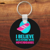 私は信じ将来は床板を持つ キーホルダー (正面)