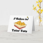 私は信じ少しばかり カード (黄色い花)