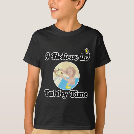 私は信じ時間を経て Tシャツ (正面)