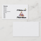 私は信じ栄養だ 名刺 (正面/裏面)