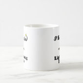 私は信じ稲妻だ コーヒーマグカップ (中央)