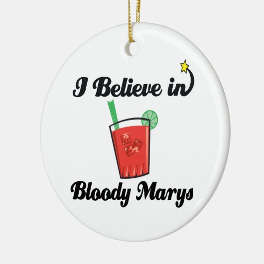 私は信じ血の母 セラミックオーナメント (左)