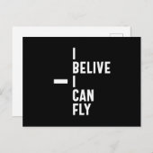 私は信じ起業家Gifを飛感動的べる ポストカード (正面/裏面)