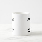 私は信じ踊りの海馬 コーヒーマグカップ (中央)