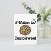 私は信じ雑草入り ポストカード (スタンド正面)
