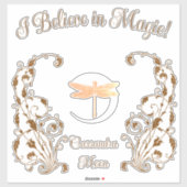 私は信じ魔法だ!カスタマイズ シール (シート)