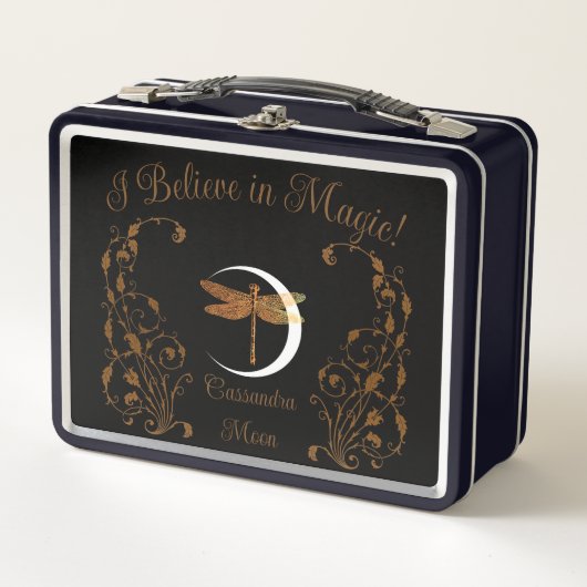 私は信じ魔法だ！カスタマイズ メタルランチボックス (正面)