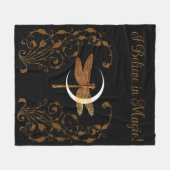 私は信じ魔法だ! フリースブランケット (正面(横))