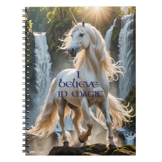 私は信じ魔法 ノートブック (正面)